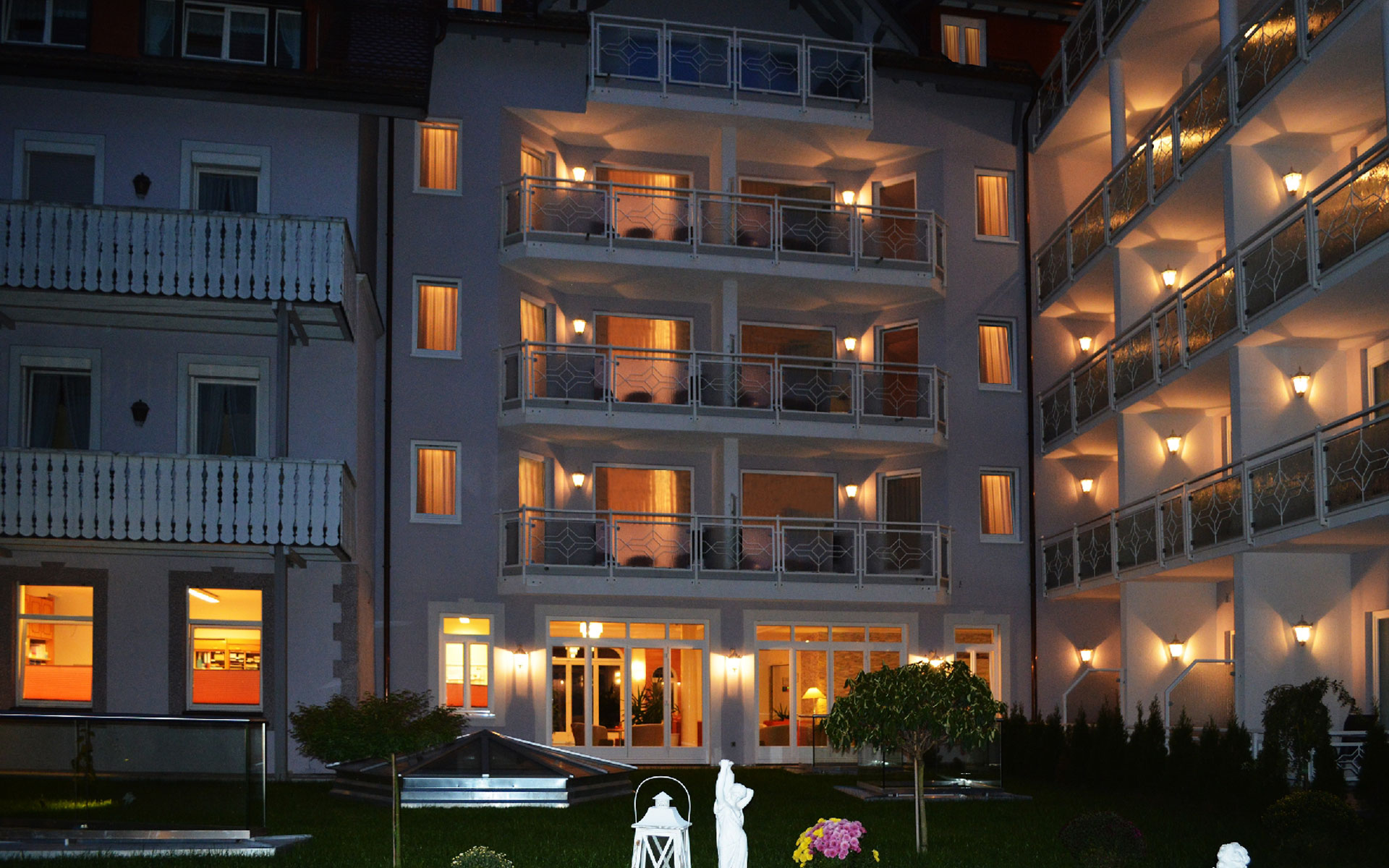 Aussenansicht von Innenhof in Möhringers Schwarzwald Hotel